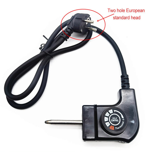 Cable de Control del termostato de la bandeja para hornear eléctrica de temperatura ajustable, cómodo y práctico, seguro como se muestra