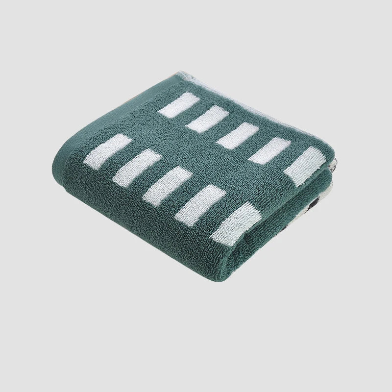 Toalla de algodón Retro con diseño de corazón a rayas y estrellas, toalla suave para la cara, toallas de mano gruesas súper absorbentes para baño, niños y adultos