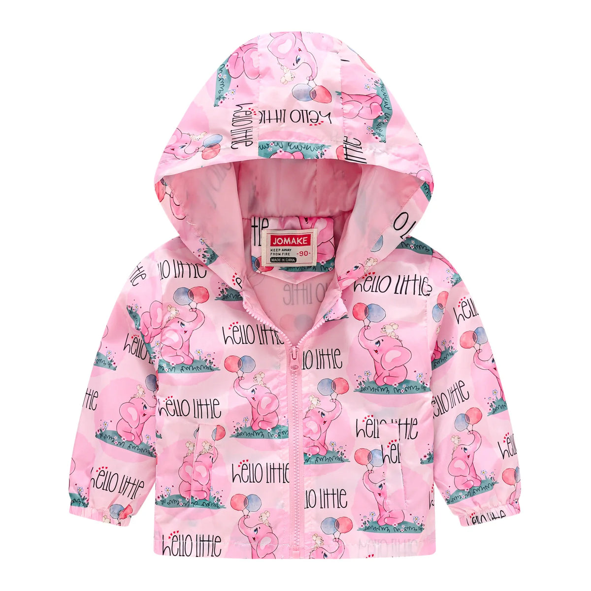 Chaqueta impermeable con capucha para niños y niñas, cortavientos con cremallera y estampado de dinosaurio de dibujos animados, a la moda, novedad