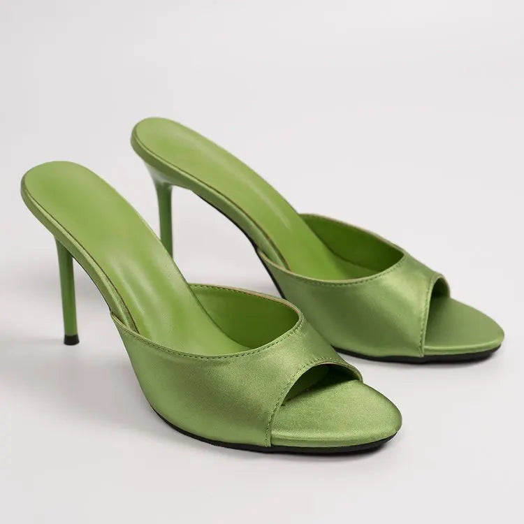 Nuevas Sandalias de Tacón Alto y Fino para Mujer, Verano 2026, con Punta en Pico, Elegantes y Sexys, Tipo Peep Toe, Estilo Stiletto