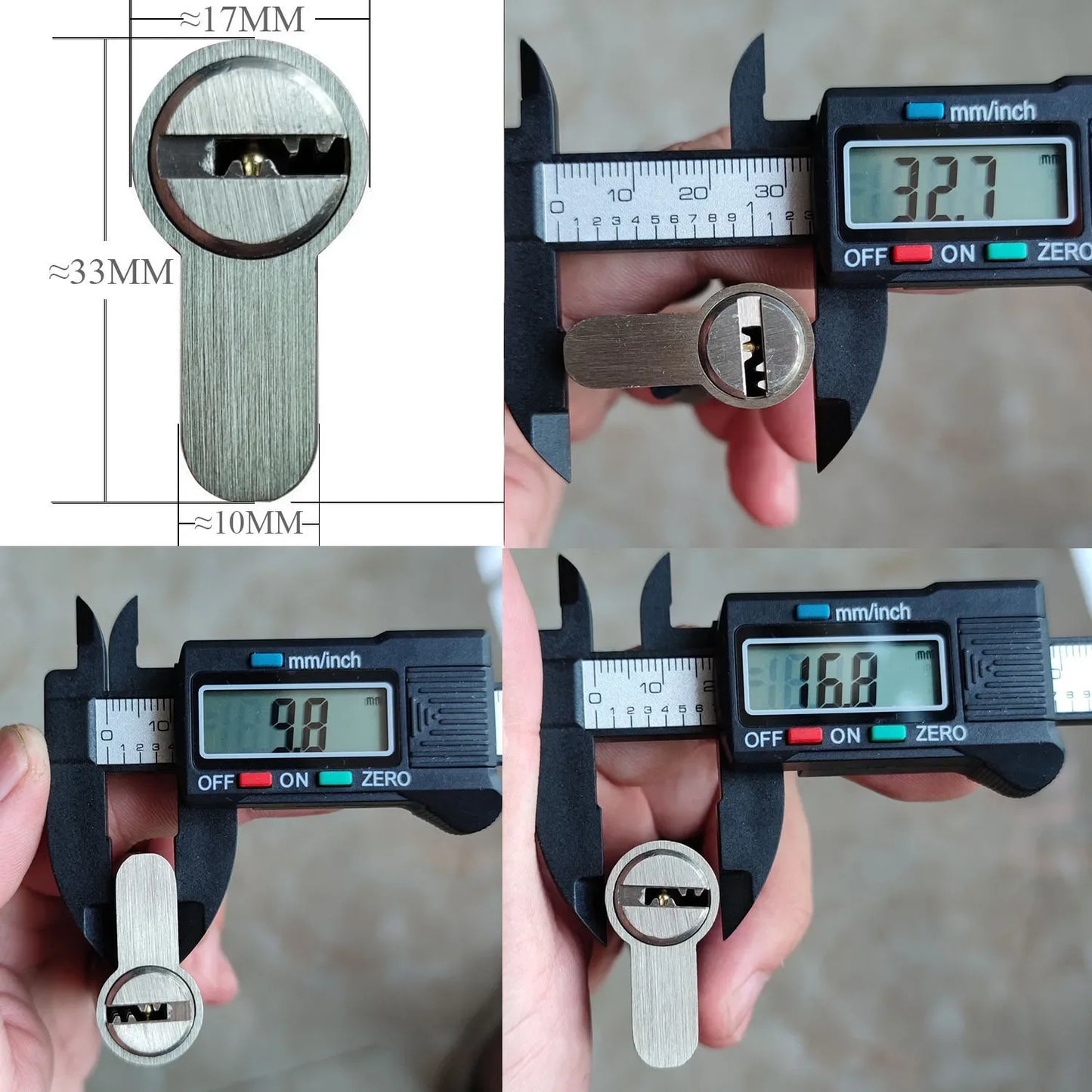 Cilindro de cobre de alta calidad, cerradura de cilindro para puerta exterior, cerradura de entrada, cerradura de puerta de cilindro, 5 llaves, cerradura de puerta de 50MM-120MM