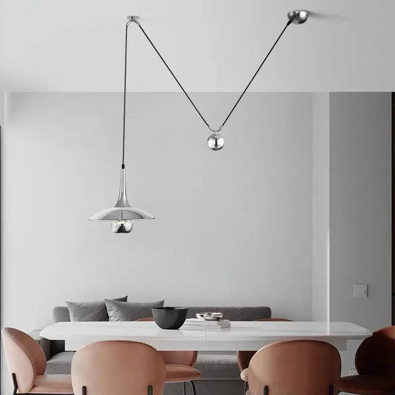 Lámpara de iluminación colgante Led ajustable posmoderna, luces colgantes para dormitorio, comedor, mesita de noche, punto de suspensión, Fixturex