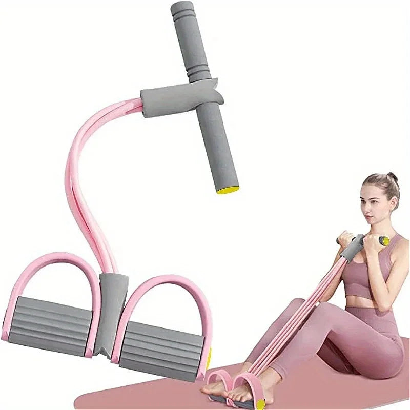 Set de Bandas de Resistencia Multifunción, 4 Tubos para Entrenamiento Intenso, Agarraderas de NBR para Mayor Comodidad, Uso en Oficina/Sala de Estar/Dormitorio