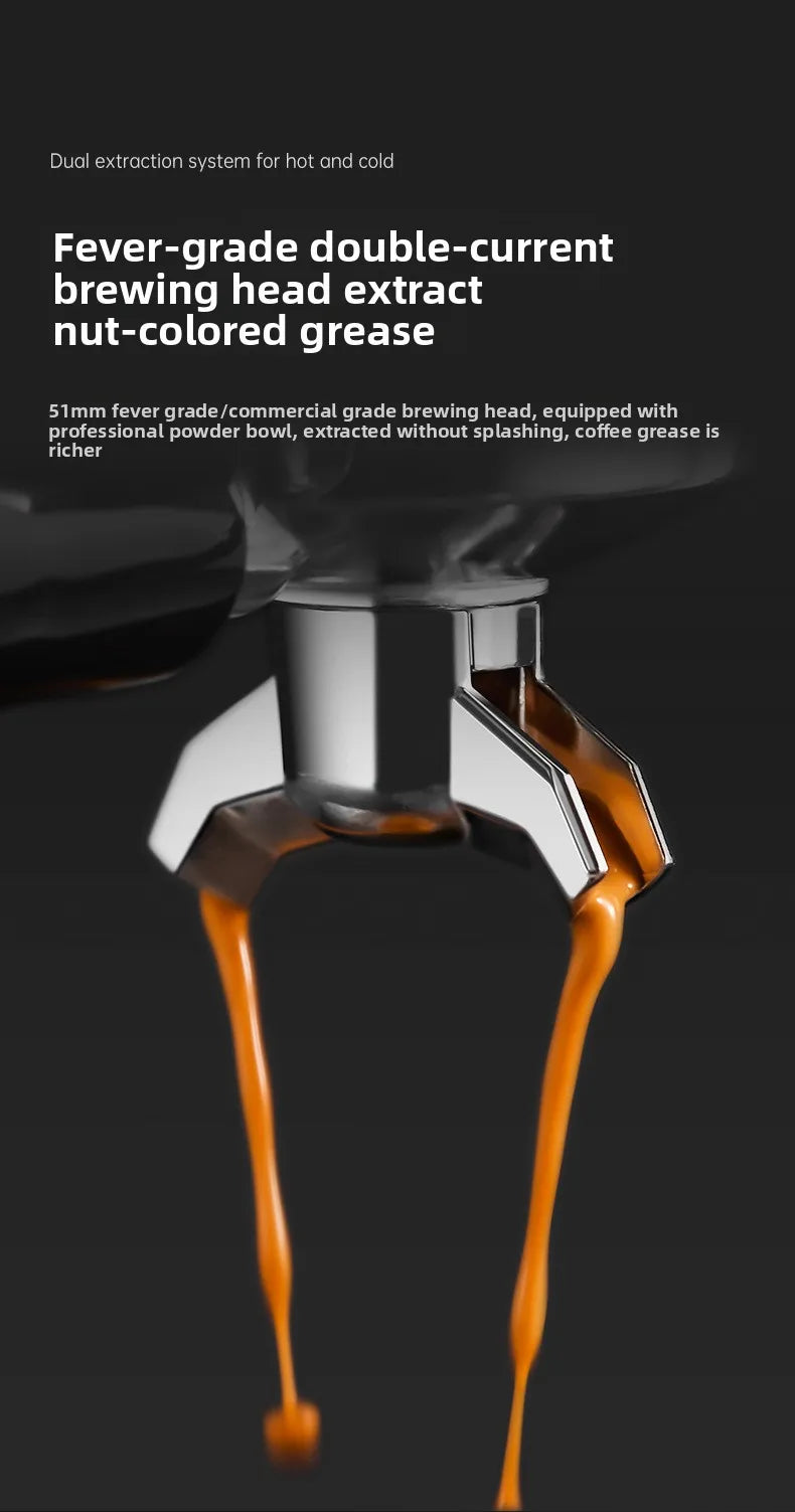 Molino de Café Eléctrico + Máquina de Café Integrada | Totalmente Automático, Granos de Café Recién Molidos | Molienda Rápida para el Desayuno