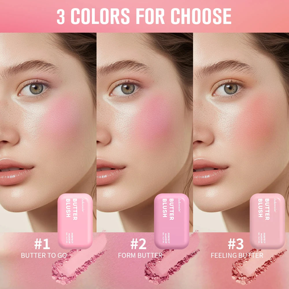Matte Butter rubor Bronzer Longwear maquillaje facial con hasta 12 horas de uso fórmula vegana-Merry Butta