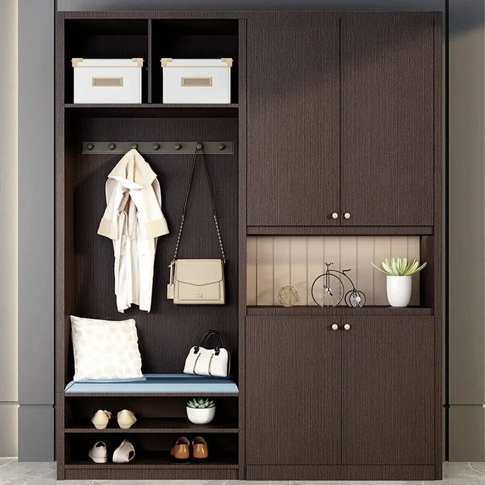 Pegatinas de puerta de grano de madera para armario, mesa, armario, muebles, papel tapiz autoadhesivo de PVC impermeable, decoración del hogar