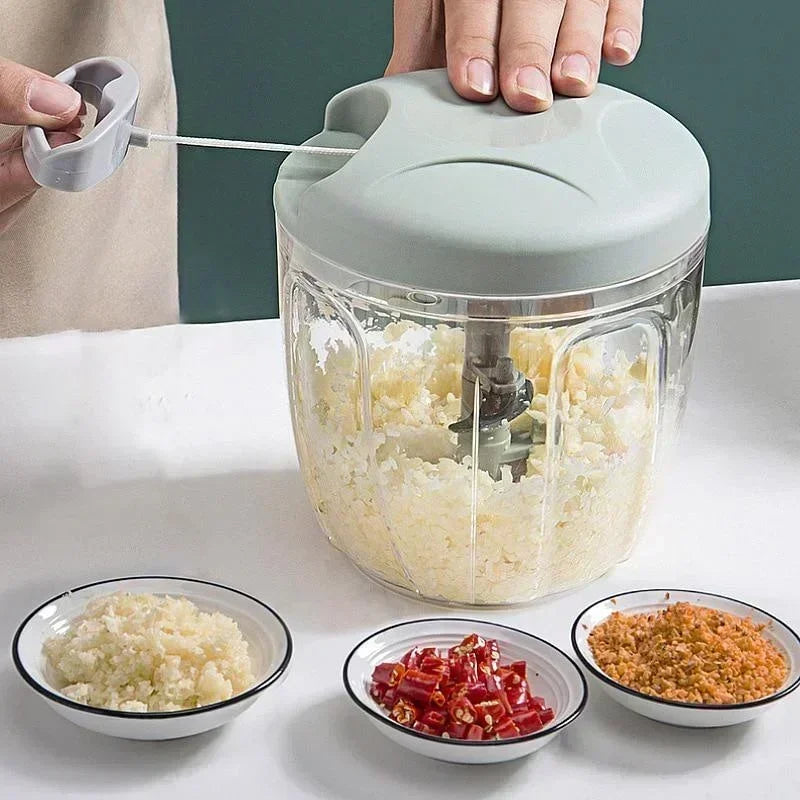 Prensa Manual de ajo para el hogar, picadora multifunción para moler alimentos, cortador de verduras, utensilios de cocina para carne, herramienta trituradora