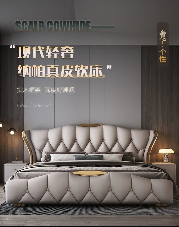 Muebles de dormitorio completos de 180x200cm, juego king, cabeceros dobles, dormitorios matrimoniales, cama queen de tamaño completo, marco de lit