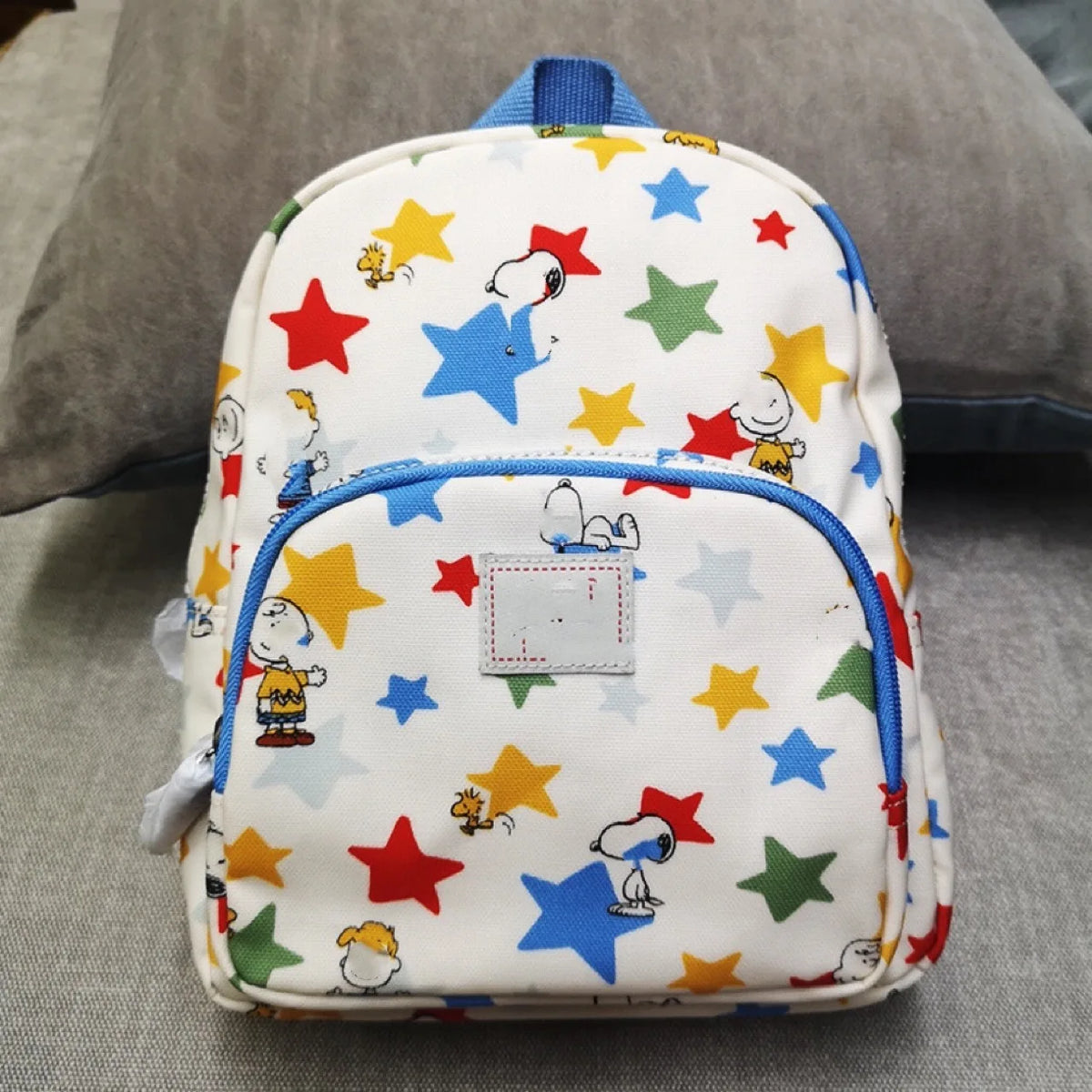 Bolso de Mano de Lona con Diseño de Snoopy, Estilo Kawaii, para Chicas, de Gran Capacidad, Simple, de Nailon