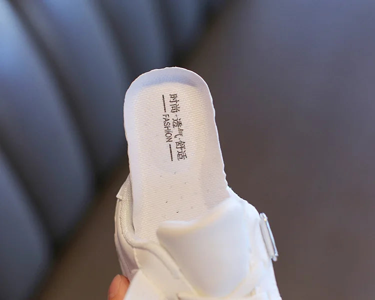Zapatillas, zapato para niña, primavera Otoño, zapato blanco para niño, zapato informal para correr para niño, zapatillas de suela blanda antideslizantes, tenis para niño, artículo superventas