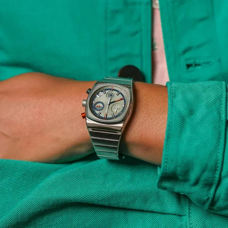 Reloj CILOA deportivo cuadrado verde para hombre, marca auténtica 2025, nueva tendencia, moda, alta calidad, ligero, regalo de lujo, reloj de cuarzo