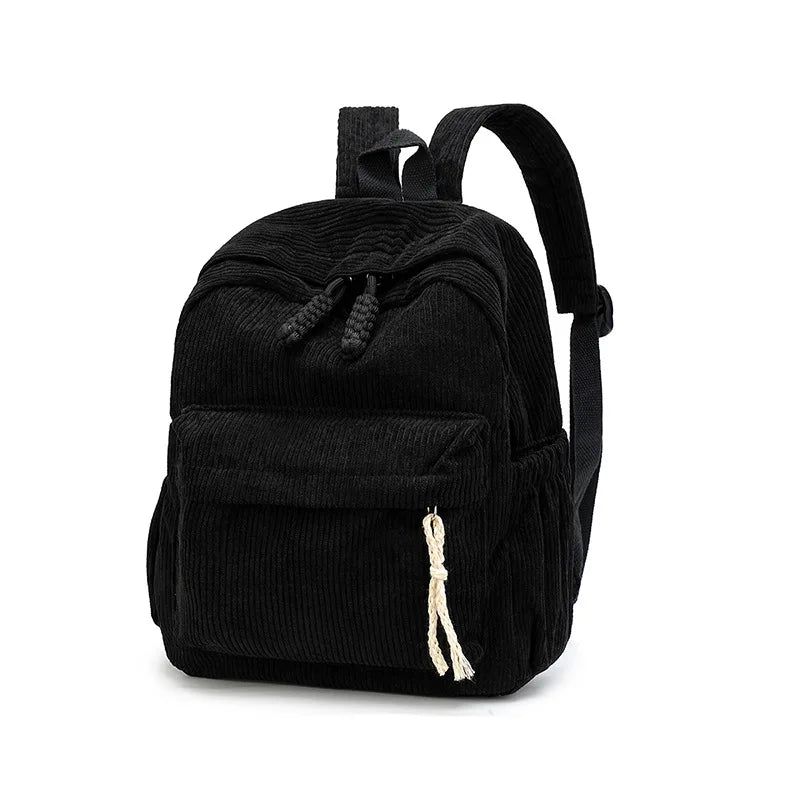 Mochila escolar personalizada, nuevas mochilas de moda para niños, estudiantes, pana, nombre único, bolsas de viaje de gran capacidad, mochila de senderismo