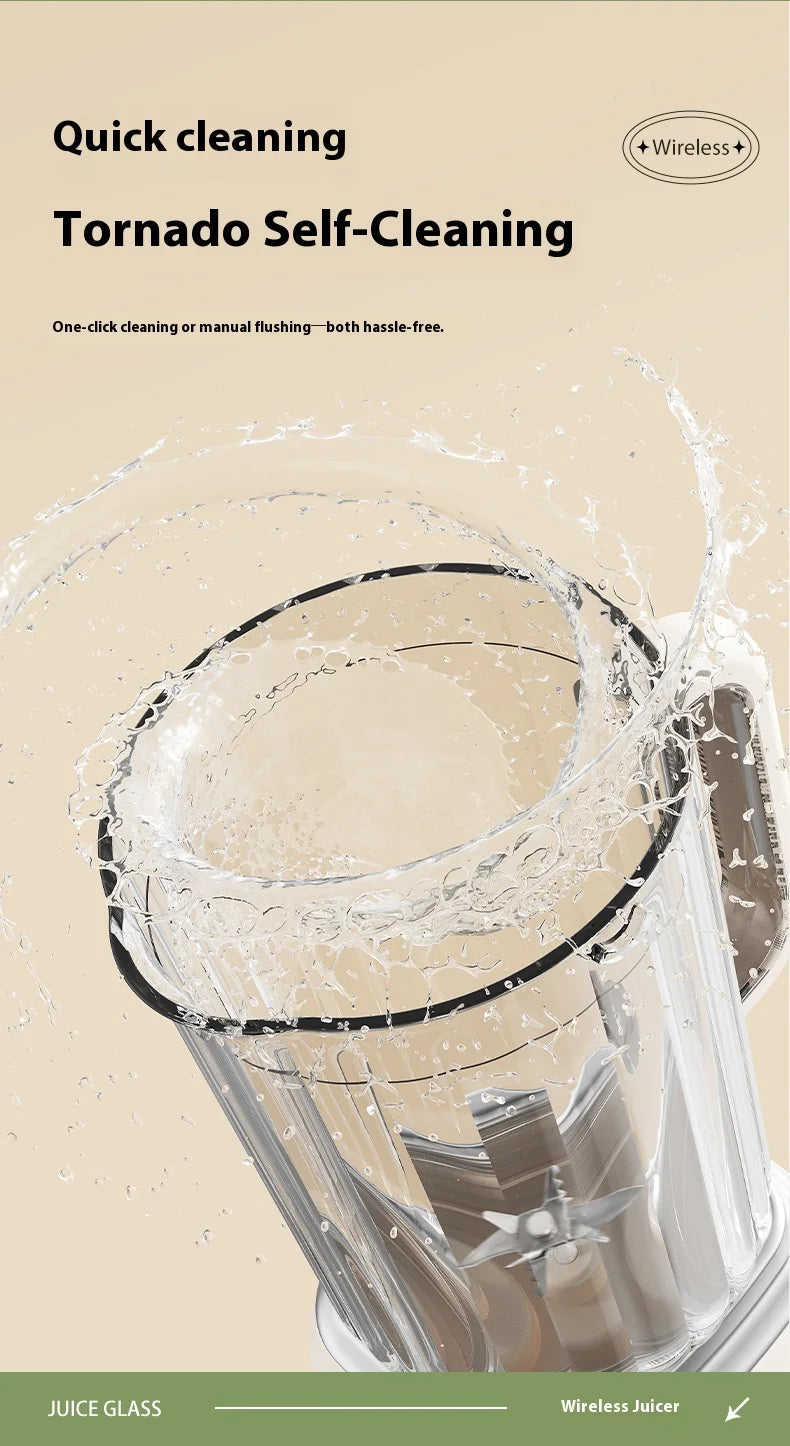 Nueva Licuadora Doméstica con 10 Cuchillas, 3000mAH, Multifuncional, Trituradora de Hielo, Extractor de Jugos, Alta Tasa de Extracción, Utensilios de Cocina