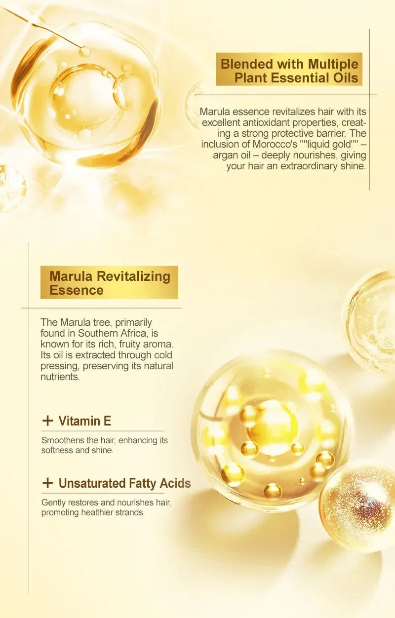 Aceite de argán marroquí, aceite nutritivo para el cabello, suero suavizante para el cabello suave, reparación de Frizz dañado, tratamiento para el cabello seco, cuidado del cabello