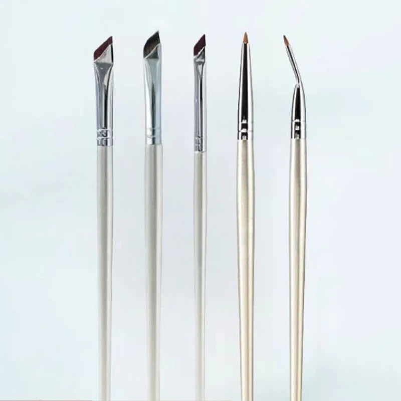 【Pinceles para maquillaje de contorno de cejas, pincel para delineador de ojos, pincel profesional súper fino en ángulo para delineador de ojos, herramientas de maquillaje】