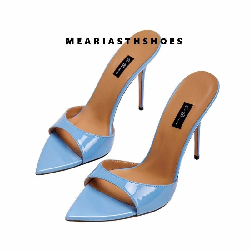 Sandalias de Tacón Súper Alto para Mujer, Nueva Moda Coreana 2026, Sandalias de Tacón de Aguja con Punta Abierta, Zapatos de Verano Sexys para Mujer