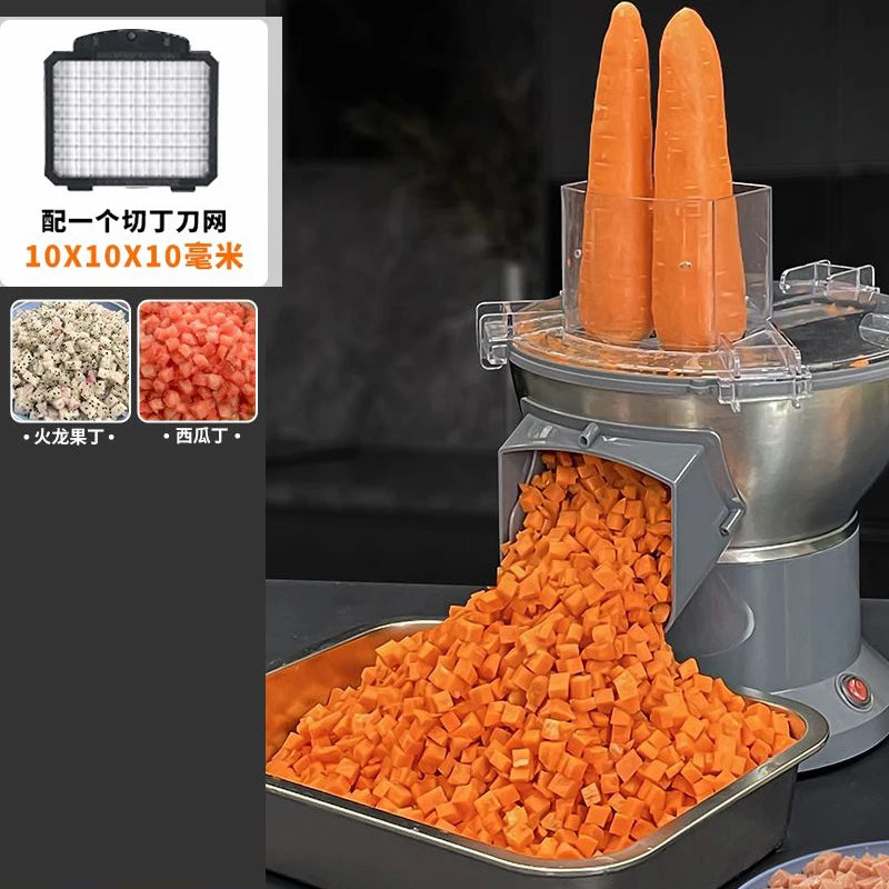 Electric potatoes French fries chips cutter Slicer carrot dicing machine shredding grater machine Ham Granulator food processor