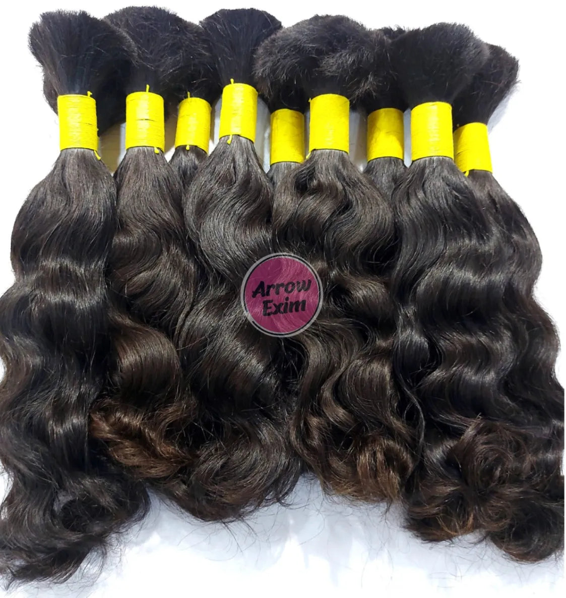 Baby Curly Indian Remy Virgin Bulk Hair 100 Grams 12A Quality Top Grade Premium for Braiding