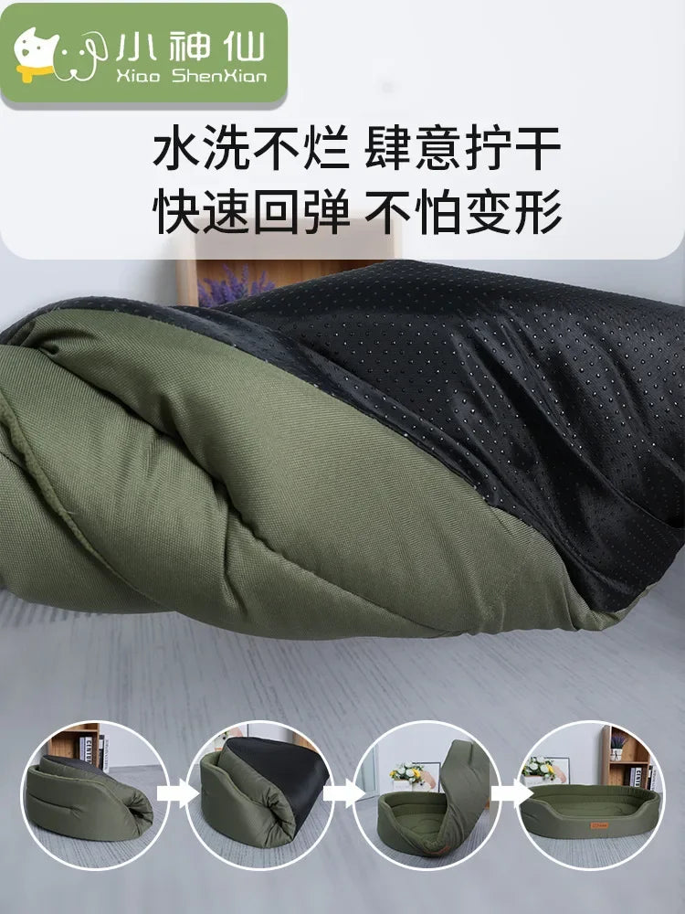 Camas para perros, cama cuadrada para perros grandes, sofá cama para perros, impermeable, almohadilla interior personalizada, lavable, accesorio para cachorros.