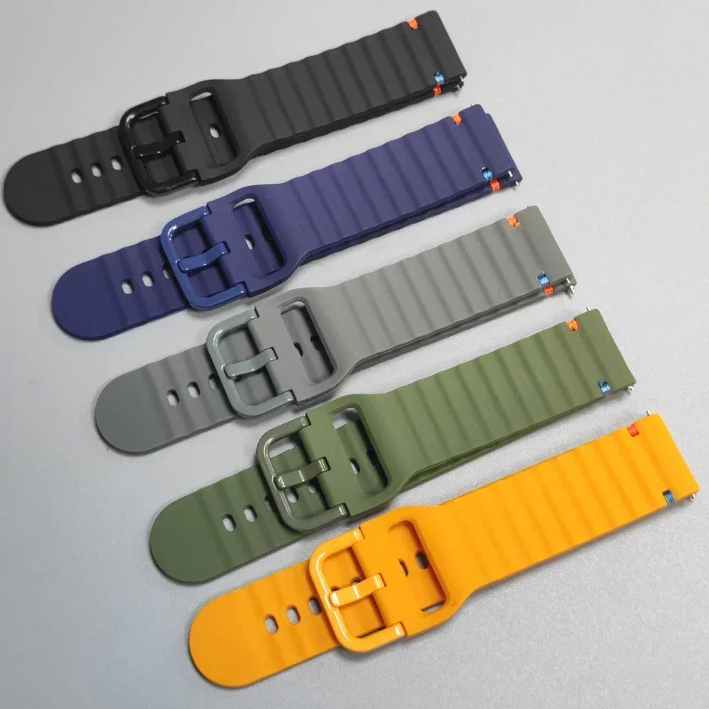 Correa de 22mm para Garmin Forerunner 570 47mm 265 255 M correa de reloj para Garmin Venu 3/Vivoactive 4 pulsera deportiva de silicona transpirable