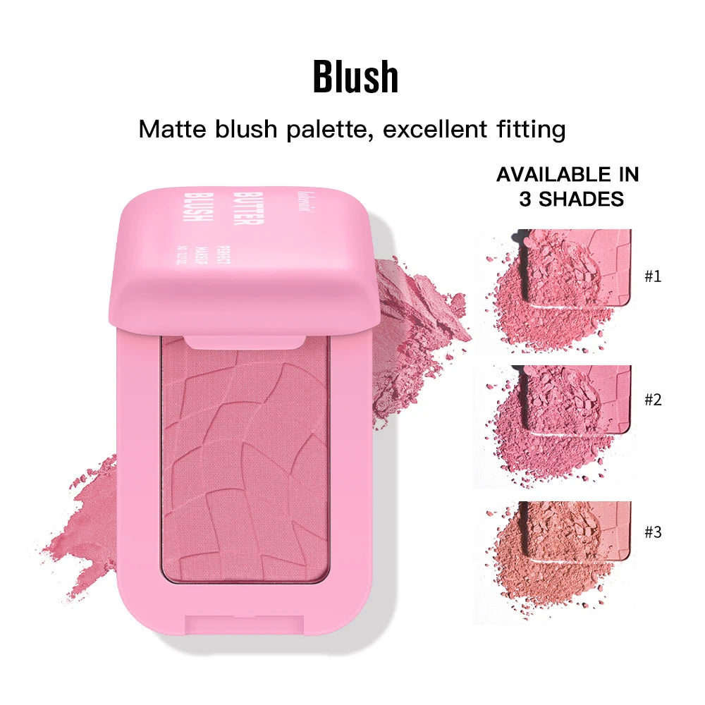 Matte Butter rubor Bronzer Longwear maquillaje facial con hasta 12 horas de uso fórmula vegana-Merry Butta