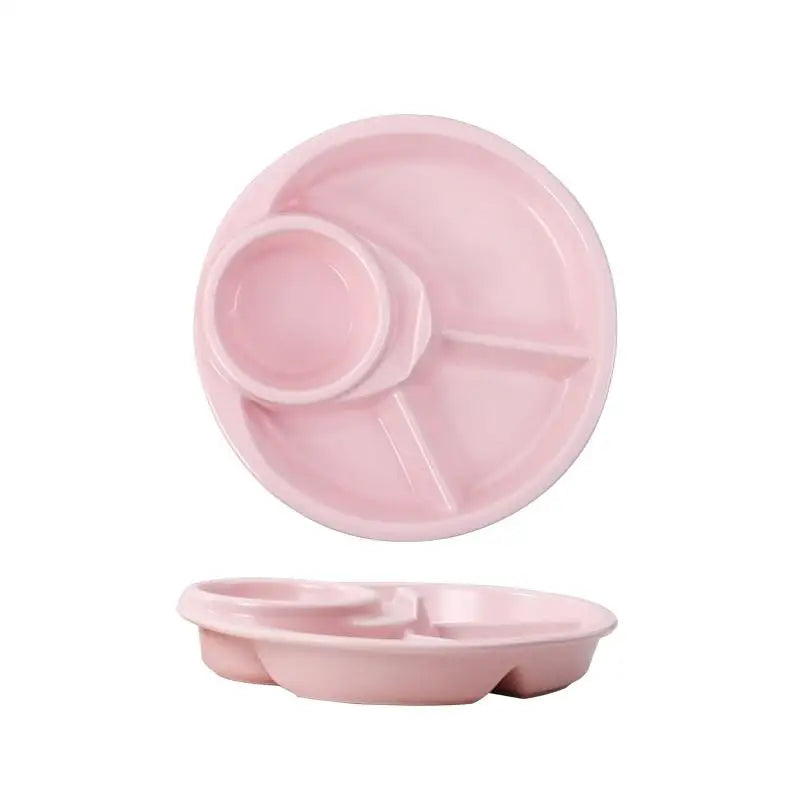 Plato Redondo para Frutas y Ensaladas, Bandeja para Desayuno, Aperitivos, Salsas, Platos para Cena, Postres y Tartas, Vajilla de Cocina