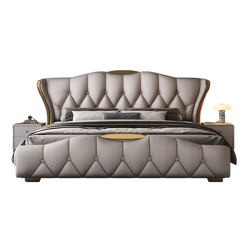 Muebles de dormitorio completos de 180x200cm, juego king, cabeceros dobles, dormitorios matrimoniales, cama queen de tamaño completo, marco de lit