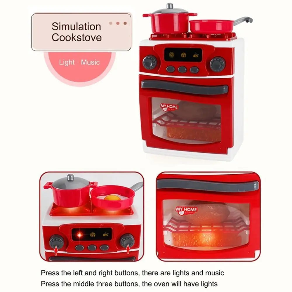 Electrodomésticos de cocina, juguetes, juego de cocina para niños, juego de cocina, accesorios para casa de muñecas, licuadora, cafetera, máquina mezcladora, tostadora