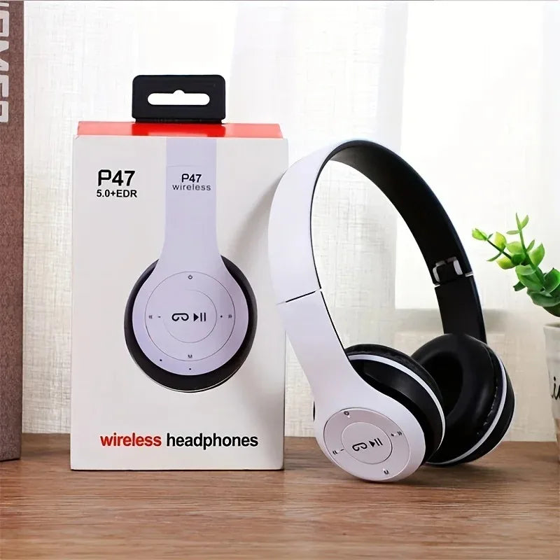Nuevos auriculares P47 TWS auriculares estéreo Bluetooth 5,0 subwoofer plegable auriculares inalámbricos para juegos deportivos para HuaWei XiaoMi iPhone