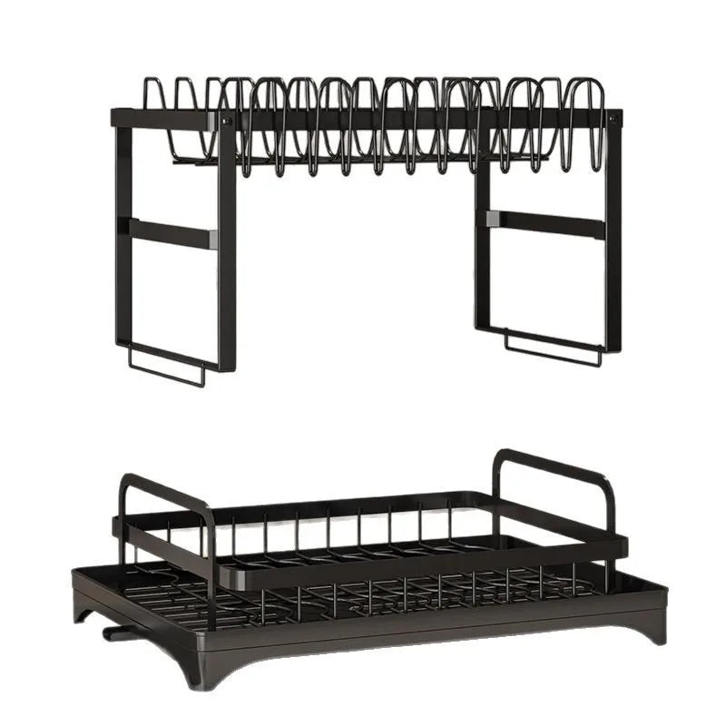 Estante de Cocina para Platos y Utensilios, Escurridor, Estante Multifuncional para Platos, Estante para Platos y Palillos