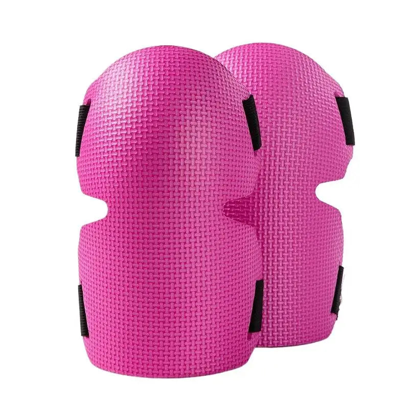 1 par de protectores de rodilla para trabajo y jardinería, gruesos, resistentes al desgaste, con correas ajustables