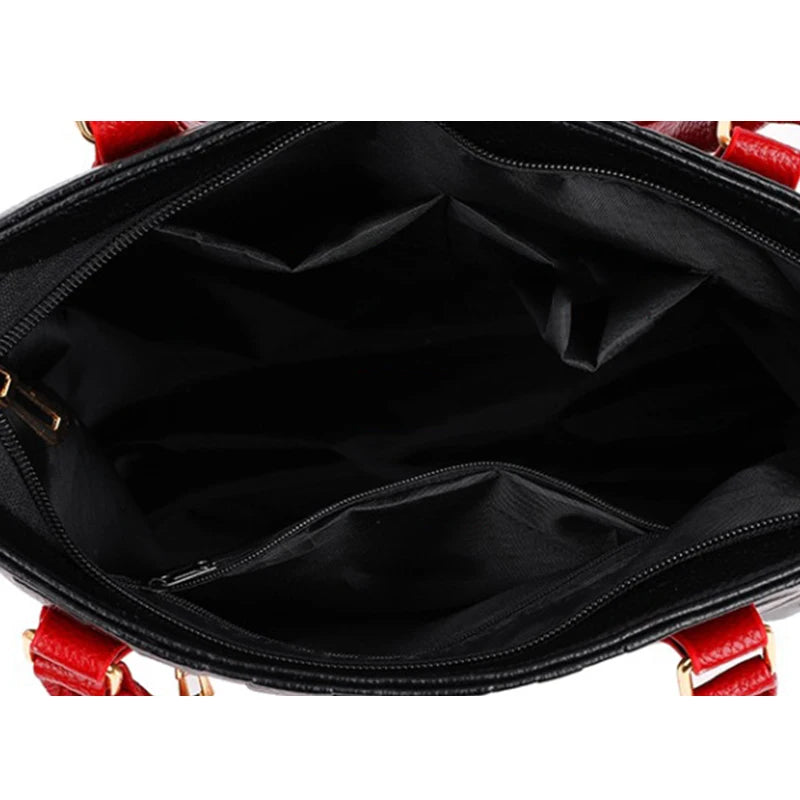 Bolsos cruzados informales de cuero PU para mujer, bolso de mano de diseñador de lujo, bolso de hombro de viaje de gran capacidad