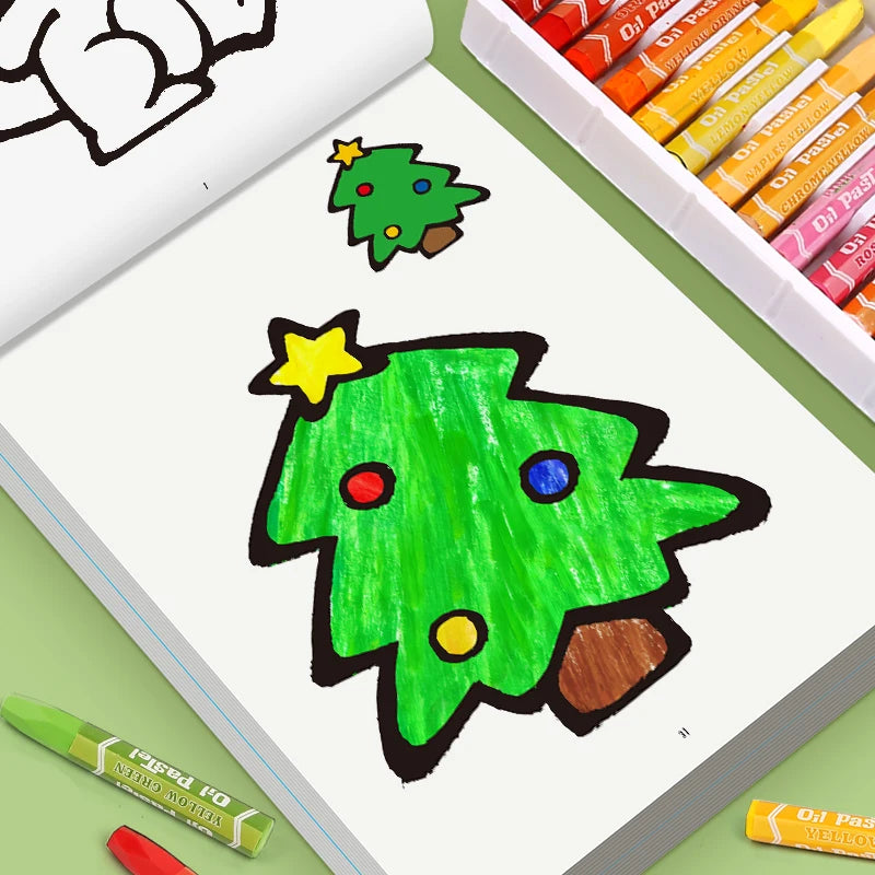 Libro para colorear de 32 páginas de pintura y graffiti para aprender arte, pintar, iluminar y mejorar la capacidad de comprensión
