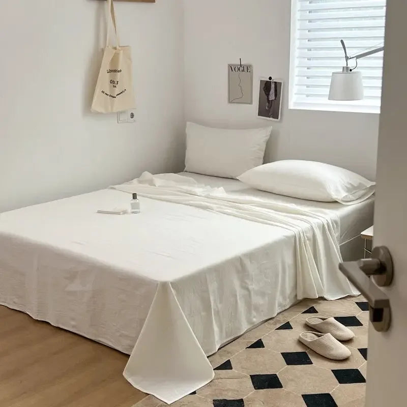 Juego de cama de algodón con lazo negro, funda nórdica suave y agradable para la piel estilo princesa para niña, sábana o funda de almohada para falda de cama