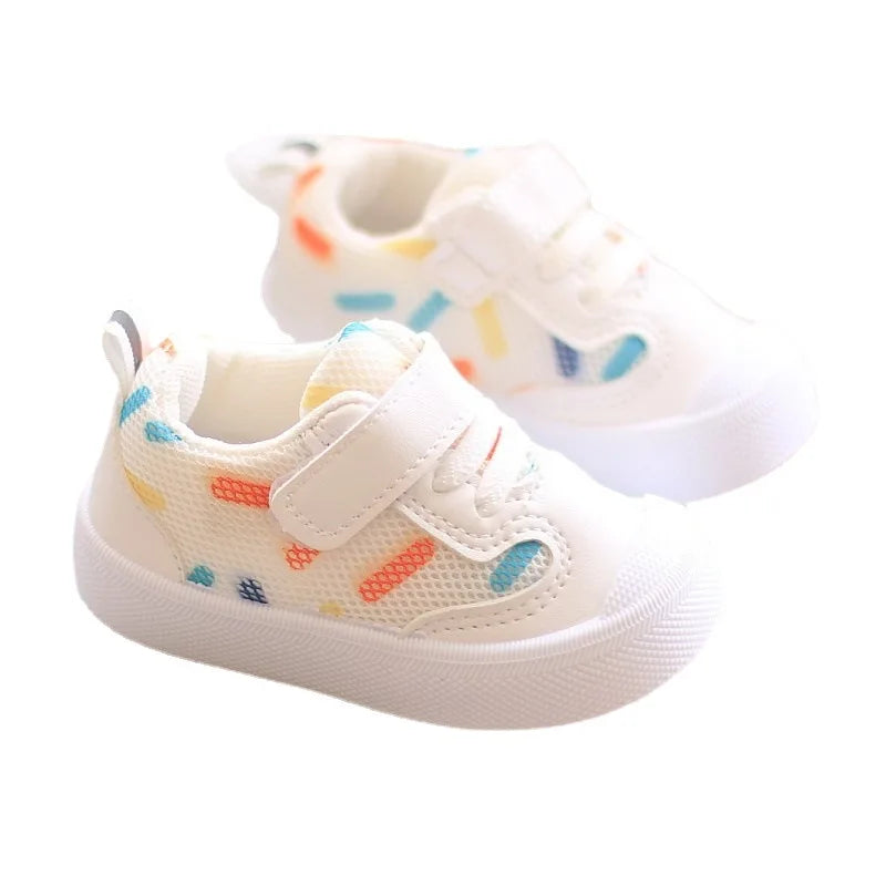 Zapatos Niña Zapatos para caminar de bebé otoño nueva suela suave Zapatos casuales de niño cara de malla zapato deportivo para niña recién nacida Zapatos de bebé Zapatillas