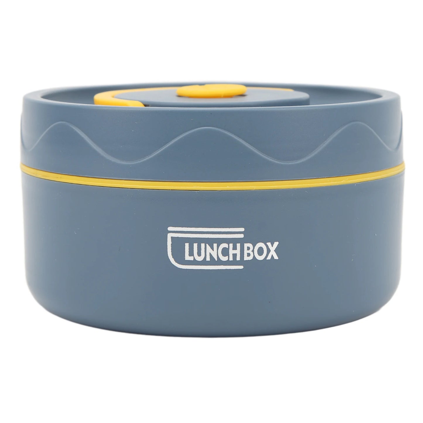 Olla de cocina térmica de aislamiento térmico de 440ml, recipiente térmico portátil de doble capa de acero inoxidable con forma redonda, 1 Uds.