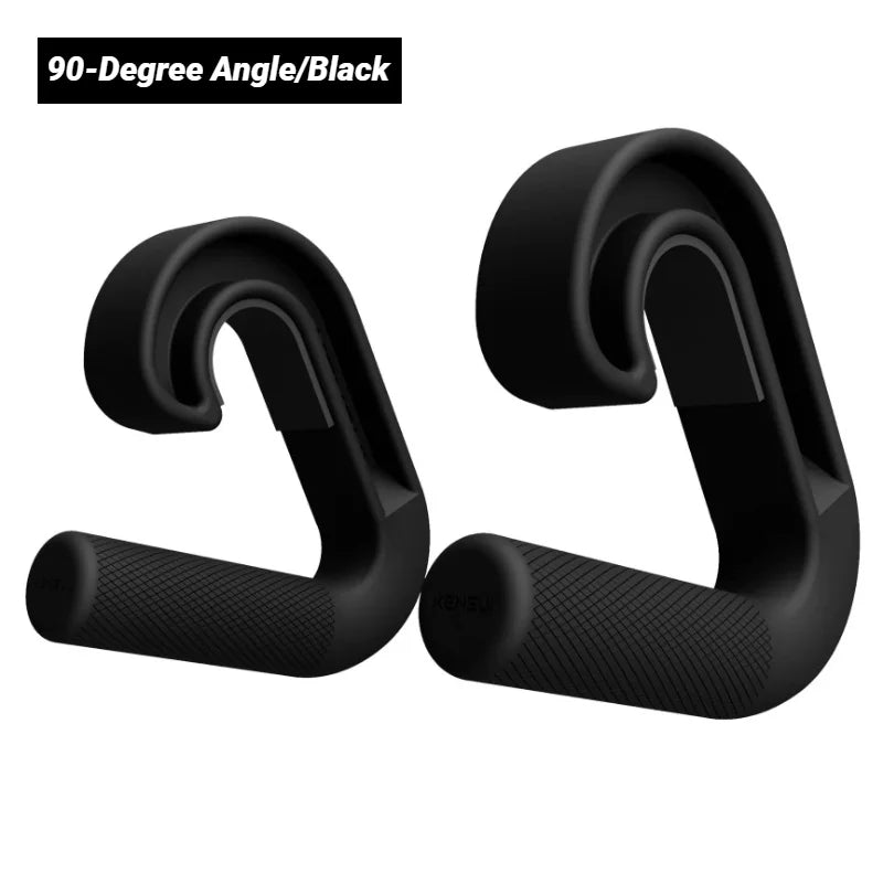 1 Par de Agarraderas Ergonómicas para Dominadas, Gancho Multifuncional para Gimnasio, Agarres Versátiles para Entrenamiento de Fuerza