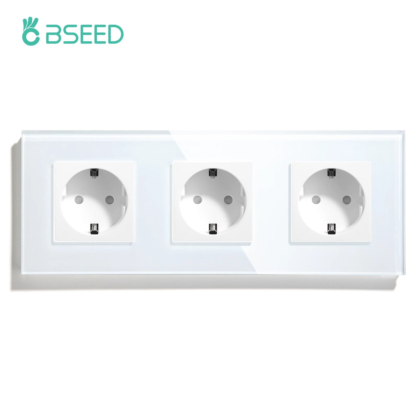 Interruptores BSEED Zigbee, interruptor de luz inteligente de 1/2/3 entradas, enchufes de pared normales de la UE, interruptores táctiles multicontrol, aplicación Tuya Smart Life Alexa