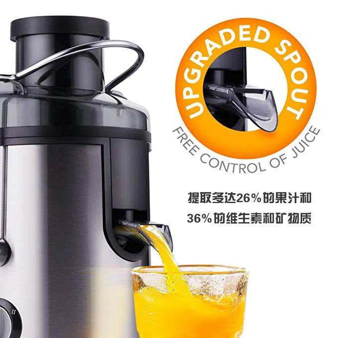 Extractor de Jugos Multifuncional, Exprimidor Automático de Frutas y Verduras, Máquina Separadora de Residuos de Jugo, Mini Vaso Original Pequeño