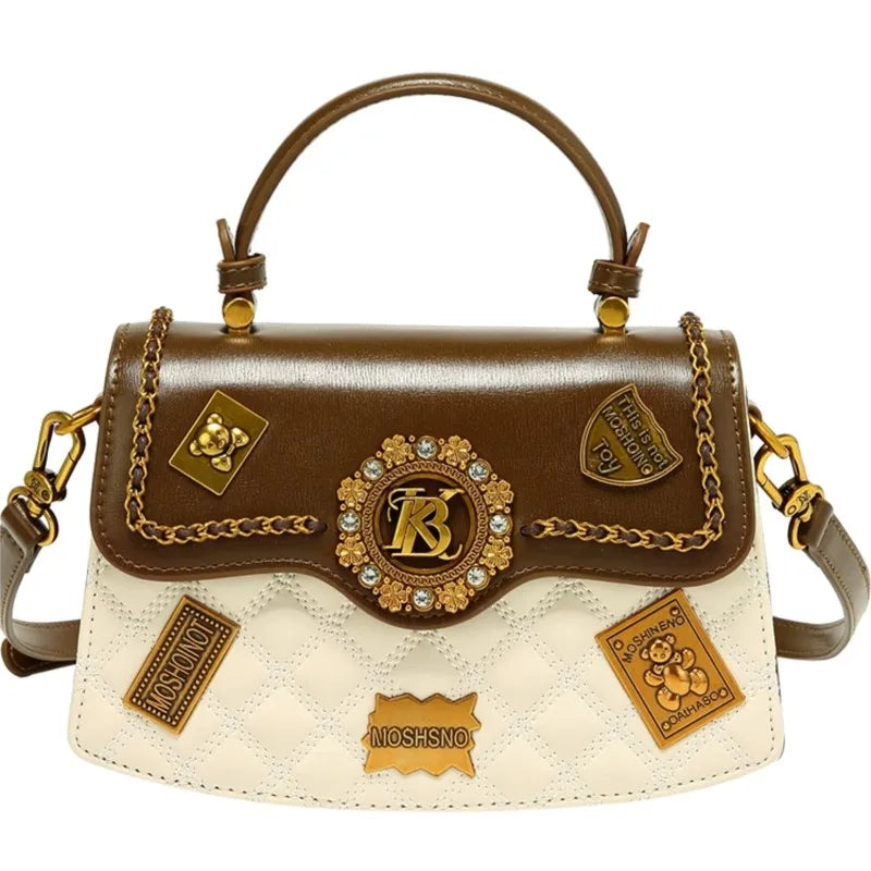 Bolso de mano de diseñador para mujer, bandolera de hombro con textura de alta gama, novedad de Primavera/Verano, 2024