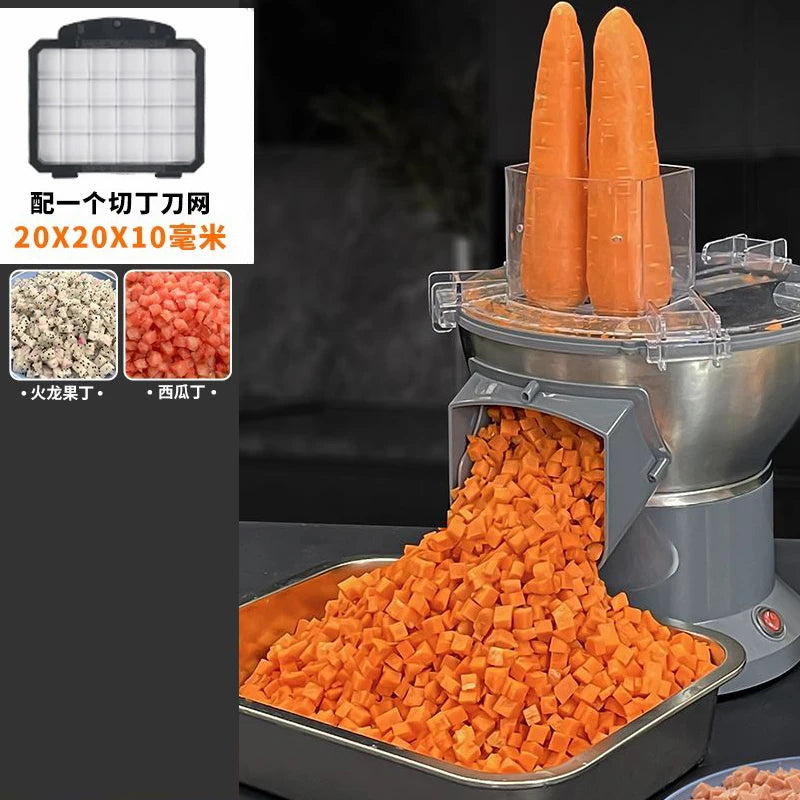 Electric potatoes French fries chips cutter Slicer carrot dicing machine shredding grater machine Ham Granulator food processor