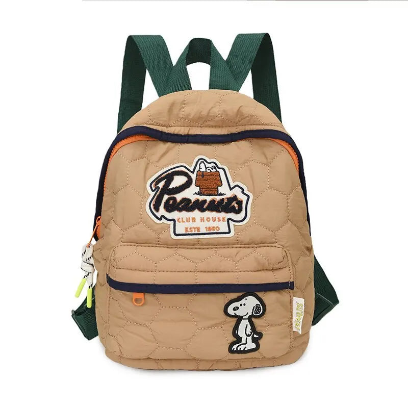 Bolso de Mano de Lona con Diseño de Snoopy, Estilo Kawaii, para Chicas, de Gran Capacidad, Simple, de Nailon