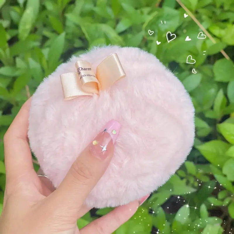 Resaltar bola estilo de moda viento Puff ajuste polvo bola clavícula brillo cara cuerpo todo en cosméticos portátiles