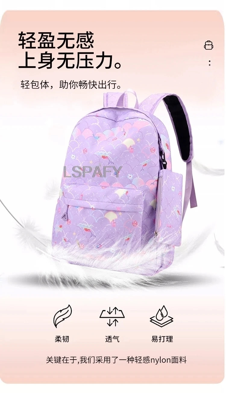 Juego de 3 mochilas My Little Pony para niños, mochila escolar para niñas, mochila escolar para adolescentes, mochila arcoíris para mujeres
