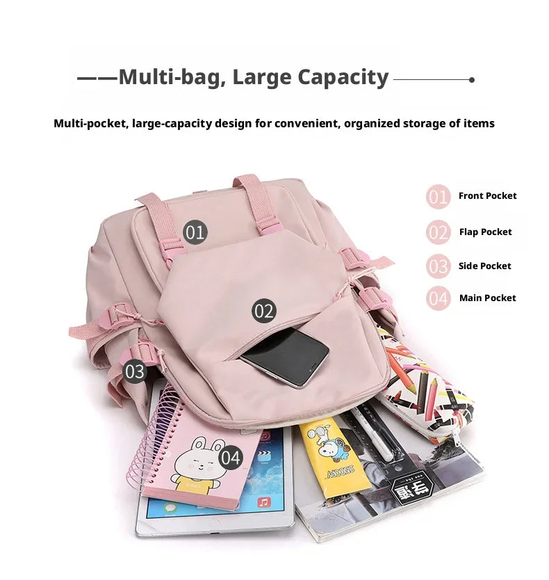 Mochila OSHI NO KO, mochila de anime recomendada para niños, mochila escolar para estudiantes, regalo para niñas, mochila de viaje diaria bonita