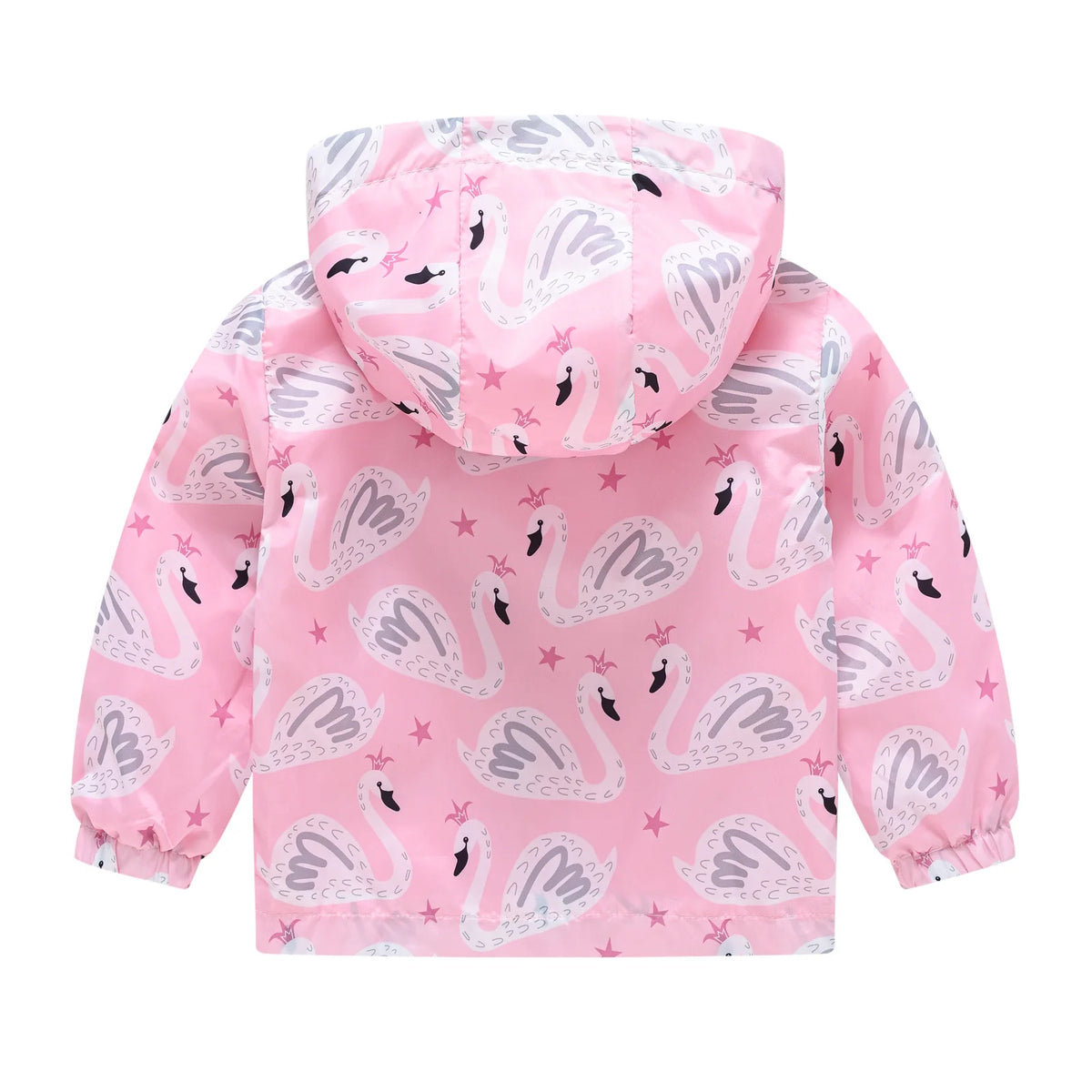 Chaqueta impermeable con capucha para niños y niñas, cortavientos con cremallera y estampado de dinosaurio de dibujos animados, a la moda, novedad