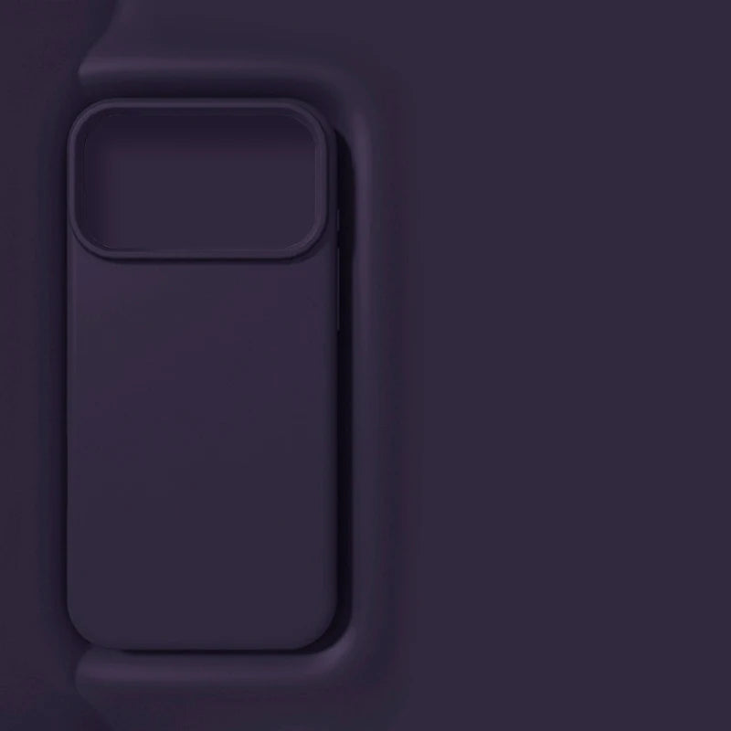 Funda de Lujo para iPhone 17 16 15 14 13 12 11 Pro Max, Funda Simple y Bonita para iPhone Air 16 15 14 Plus, Accesorios de Protección
