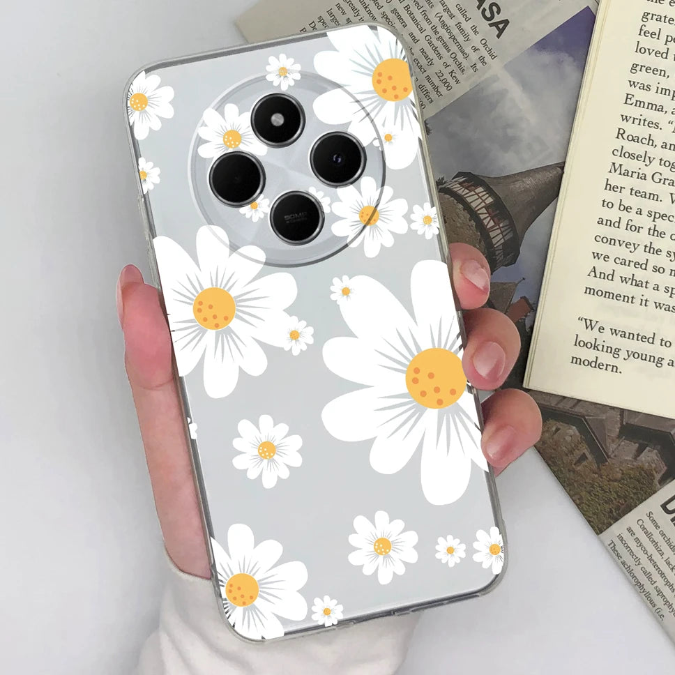 Funda de teléfono para Redmi 14C 4G, cubierta trasera creativa, transparente, suave, delgada, de silicona TPU, a prueba de golpes, protectora para Redmi14C