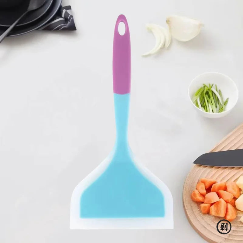 Espátula tamago Yaki, sartén antiadherente, espátula especial, espátula gruesa para ovo Yaki, espátula de silicona, 1 unidad
