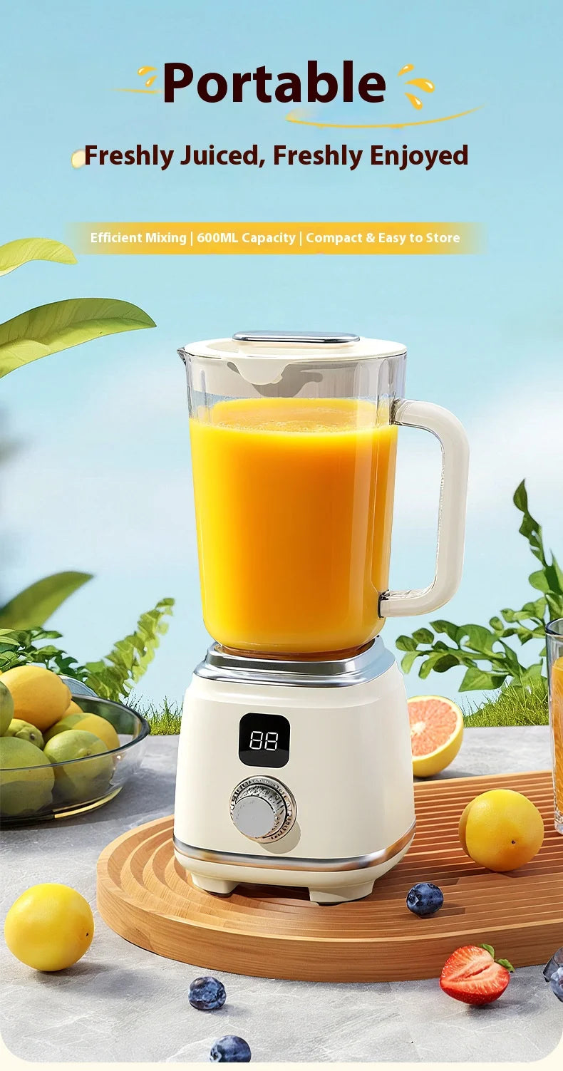 Nueva Licuadora Doméstica con 10 Cuchillas, 3000mAH, Multifuncional, Trituradora de Hielo, Extractor de Jugos, Alta Tasa de Extracción, Utensilios de Cocina